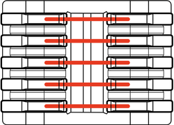 SZYBKOZŁĄCZKA UNIWERSALNA 0,5x4mm2 TRACON OVOTT44