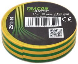 TAŚMA IZOLACYJNA 15mm x 10m PRZEWÓD KABEL TRACON