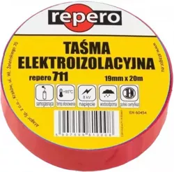 TAŚMA IZOLACYJNA (PCV) 19/20m 711E CZERWONA ATAGOR