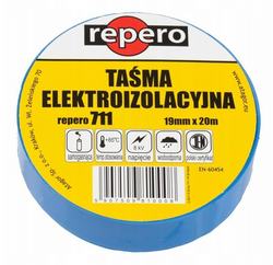 TAŚMA PCV 19mmx20m NIEBIESKA REPERO 711