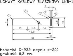 Uchwyty kablowe UKB-1/100 100szt