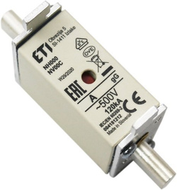 WKŁADKA TOPIKOWA ZWŁOCZNA NH00C 80A gG 500V ETI