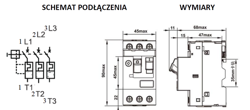 WYŁĄCZNIK SILNIKOWY NA SZYNĘ VCX GV2 1,0-1,6A 