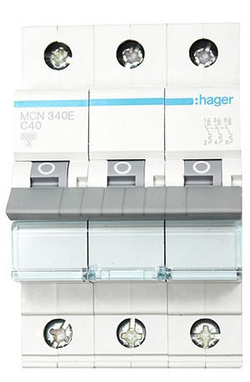 Wyłącznik nadprądowy C6 A 3P HAGER