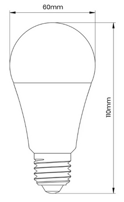 ŻARÓWKA LED 9W E27 A60 3000K EKZA7793 EKO-LIGHT