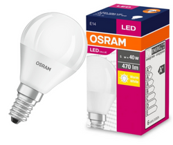 ŻARÓWKA LED E14 5W 40W 470lm P40 2700K OSRAM