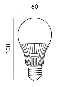 ŻARÓWKA LED E27 9W Z CZUJNIKIEM RUCHU I ZMIERZCHU