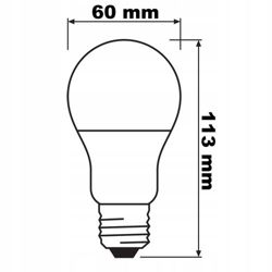 ŻARÓWKA LED VALUE 13W 6K 1521LM E27 OSRAM