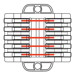 ZŁĄCZKA OTWIERANA 16 × 0.5-4mm OVOFT88 TRACON