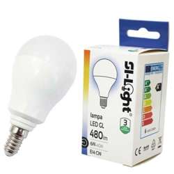 ŹRÓDŁO LED E14 6W 230V 480LM 6400K BAŃKA 